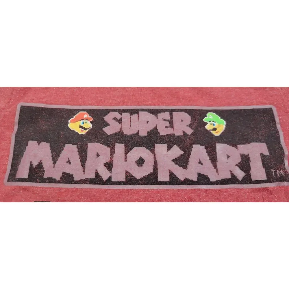L6) GAP Kids Nintendo Super Mario Kart Red T-Shirt XS